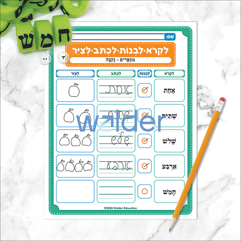 Read It, Build It, Write It, Draw It - Walder Education