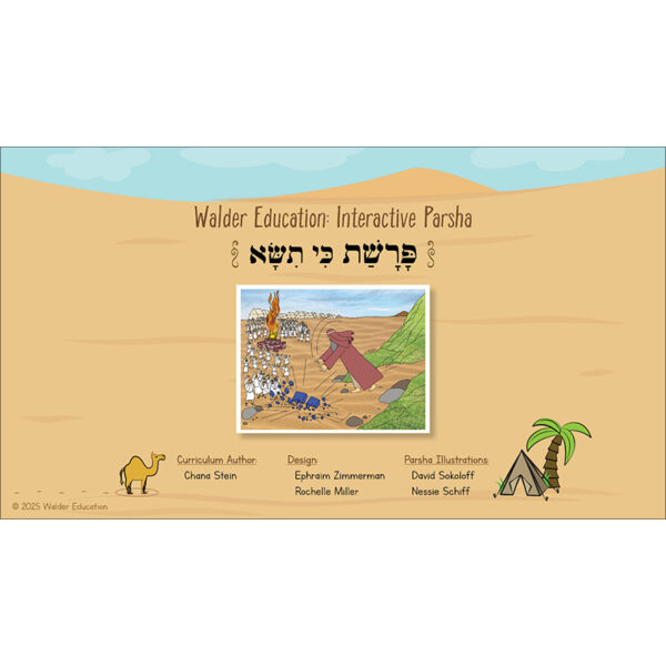 Interactive Parsha: Parshas Ki Sisa