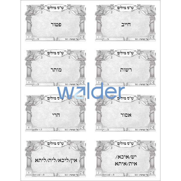 Shas Milim Flashcards