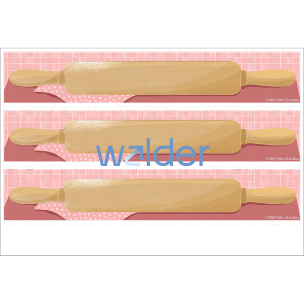 Rolling Pin Desk Strips