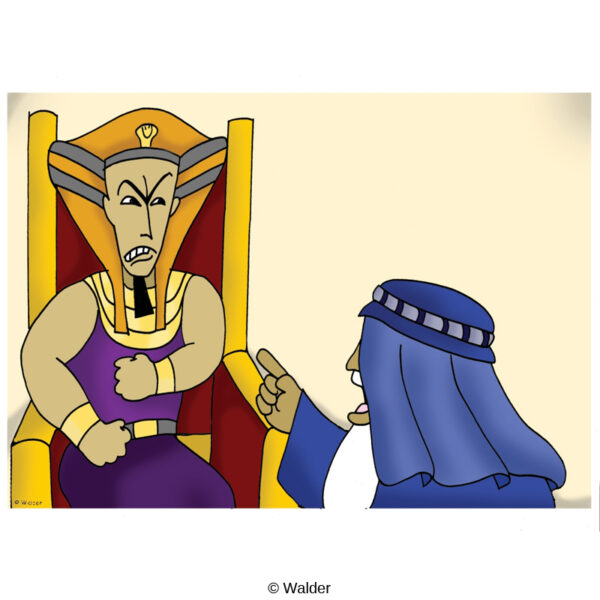 Exodus from Egypt: Moshe Confronting Pharaoh