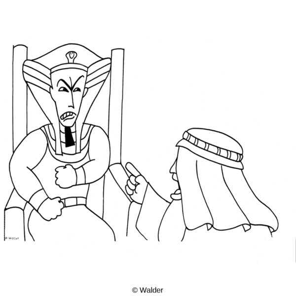 Exodus from Egypt: Moshe Confronting Pharaoh