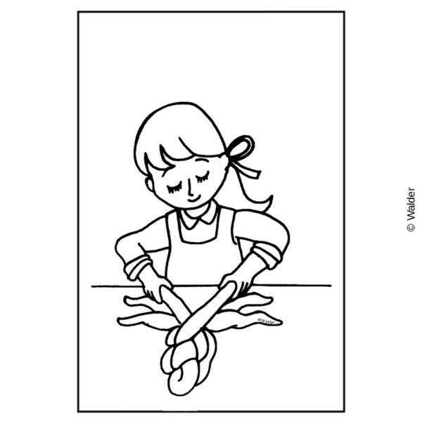 Braiding Challah
