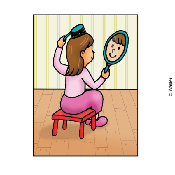 Preparing for Shabbos: Brushing Hair