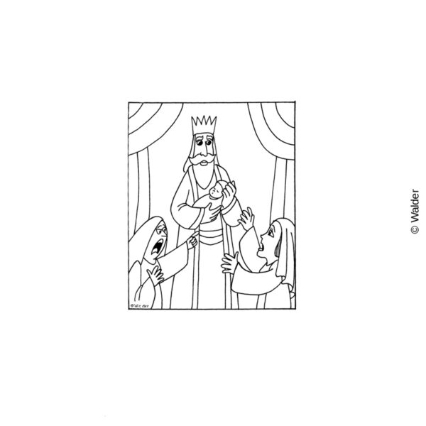 King Solomon Determines the Mother of the Baby