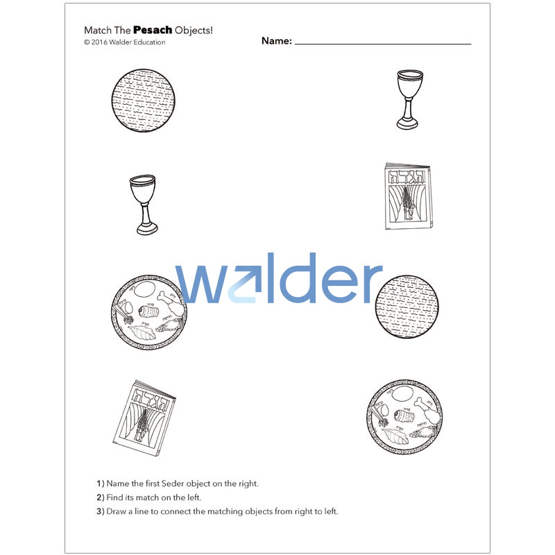 match-the-pesach-objects-walder-education