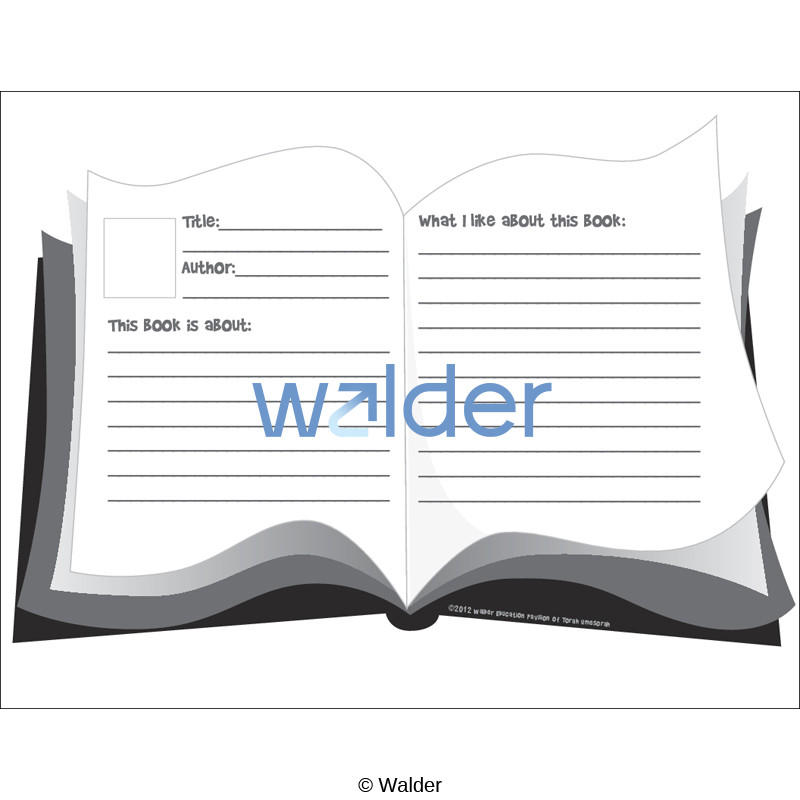 Book Report Fill In Handout - Walder Education