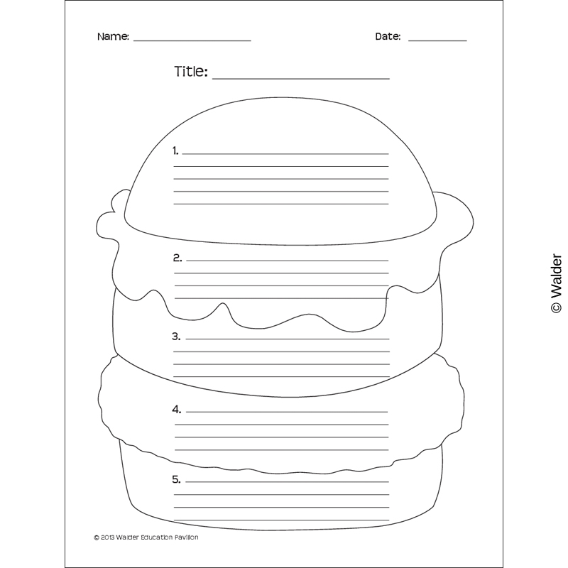 hamburger-essay-template-walder-education for Hamburger Writing Template Free Printable Hamburger Essay Template - Walder Education for Hamburger Writing Template Free Printable