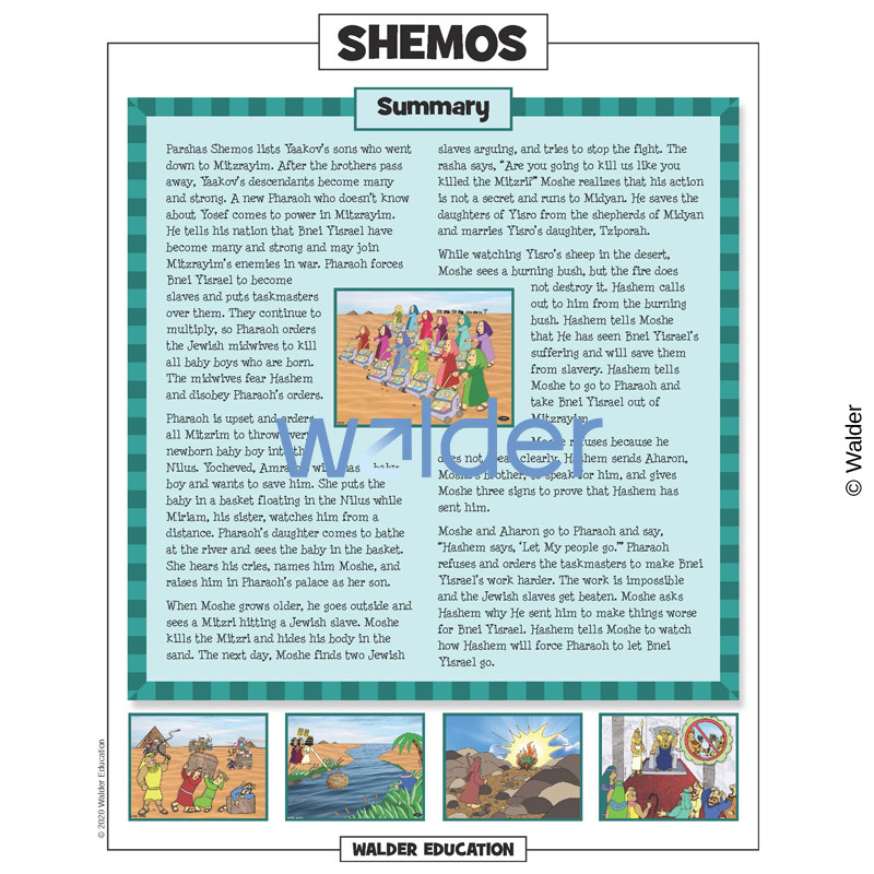 Weekly Parsha Guide: Shemos - Walder Education