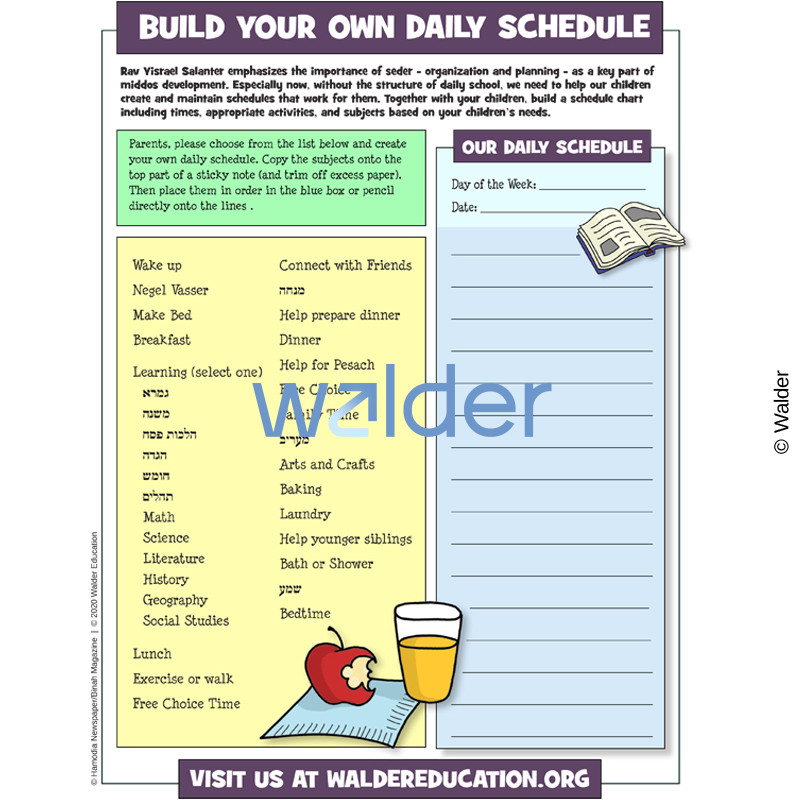 Parents Guide to Home Learning - Week 1 - Walder Education