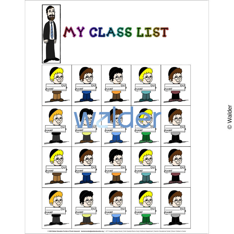 My Class List - Walder Education