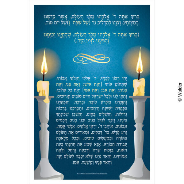 candle lighting prayer brachah