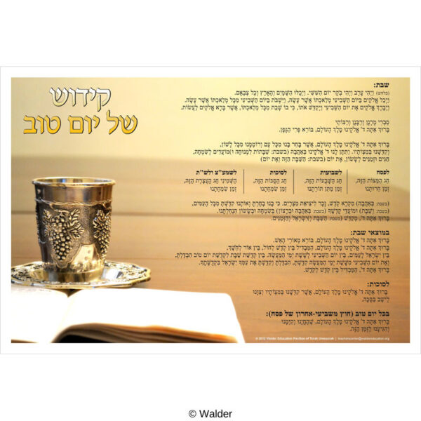 Kiddush for yom tov kiddush cup gold